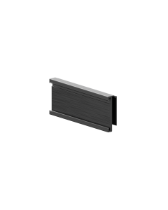 C-Channel Rail No Tape (BK) 2"