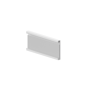 Flat Surface Rail with Tape(WH) 2" 